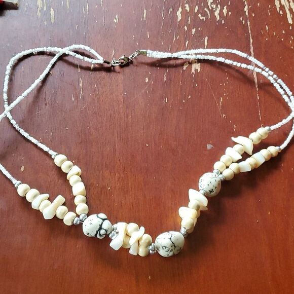 Hand made Abstract necklace - Picture 1 of 5